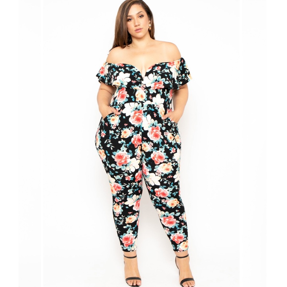 Floral jumpsuit